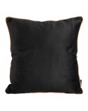 Poszewka velvet 40x40 Mel czarna/miodowa Eurofirany 