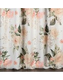 Zasłona 135x270 Rose biała/różowa Eurofirany 