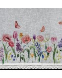Zazdrostka 150x60 Bella biała/różowa Eurofirany 