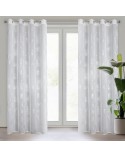 Firana 140x250 Capri biała/srebrna Eurofirany 
