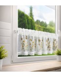 Zazdrostka 150x30 Flora biała/żółta Eurofirany 
