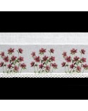 Zazdrostka 150x30 Isa biała/bordowa Eurofirany 