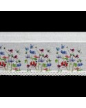 Zazdrostka 150x30 Nora biała/czerwona Eurofirany 