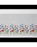 Zazdrostka 150x60 Nora biała/czerwona Eurofirany 