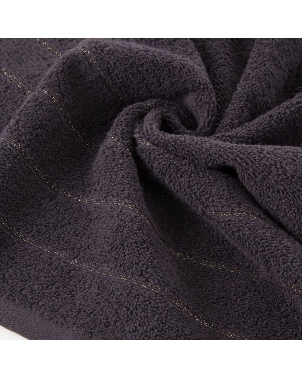 Ręcznik bawełna 50x90 Dalia czarny Eurofirany 