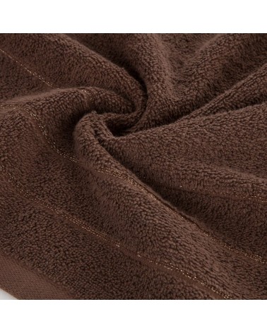 Ręcznik bawełna 30x50 Dalia ciemnobrązowy Eurofirany 