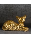 Figurka dekoracyjna 22x9x14cm Kity złota Eurofirany