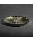 Misa dekoracyjna 13x21x7cm Saba/03 zielona/stalowa Eurofirany 