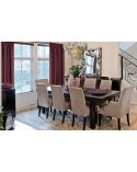 Misa dekoracyjna 27x27x9cm Nikol 2/1 burgundowa Eurofirany 