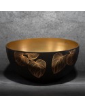 Misa dekoracyjna 25x15cm Viktoria 5 biała/złota Eurofirany 