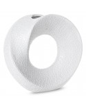 Wazon dekoracyjny 23x9x22cm Riso 3/6 biały Eurofirany