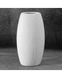 Wazon dekoracyjny 13x9x25cm Riso 3/9 biały Eurofirany