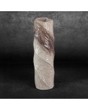 Wazon dekoracyjny 15x15x49cm Rosina/04 kremowy/brązowy Eurofirany