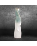 Wazon dekoracyjny 14x13x37cm Liana/01 kremowy/miętowy Eurofirany