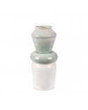 Wazon dekoracyjny 14x14x31cm Liana/08 kremowy/miętowy Eurofirany