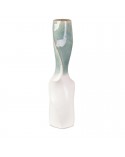 Wazon dekoracyjny 16x16x62cm Liana/02 kremowy/miętowy Eurofirany