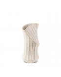 Wazon dekoracyjny 14x14x29cm Liza/01 kremowy/złoty Eurofirany