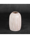 Wazon dekoracyjny 15x15x22cm Liza/04 kremowy/złoty Eurofirany