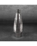 Wazon dekoracyjny 14x14x39cm Erna 1/02 srebrny Eurofirany