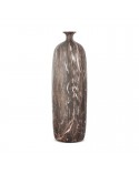 Wazon dekoracyjny 13x13x52cm Marika/02 kremowy/brązowy Eurofirany