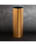 Wazon dekoracyjny 15x40cm Lotos 9/1 turkusowy/złoty Eurofirany