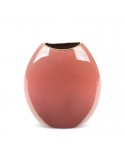 Wazon dekoracyjny 22x12x25cm Sibel/04 ciemnoróżowy/złoty Eurofirany