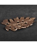 Patera dekoracyjna 27x17x1cm Dalia/01 złota Eurofirany