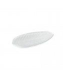 Patera dekoracyjna 30x14x2cm Debi/02 biała Eurofirany