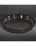 Patera dekoracyjna 16x16x2cm Lea/01 czarna  Eurofirany