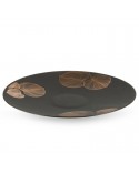 Patera dekoracyjna 37x4cm Viktoria 5 czarna/złota Eurofirany