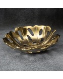 Patera dekoracyjna 37x30x10cm Mira 1/01 złota Eurofirany