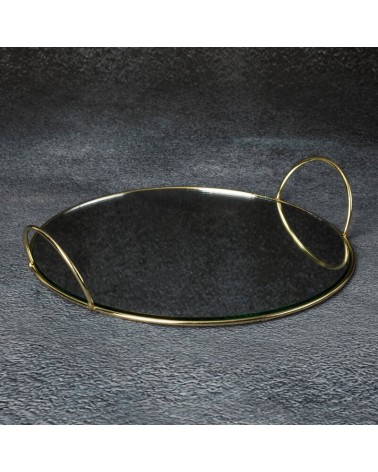 Taca dekoracyjna 27x25x5cm Ring 2/01 złota Eurofirany