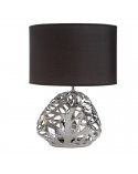 Lampa stołowa 37x19x52cm Dakota/3 srebrna/czarna Eurofirany 