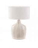 Lampa stołowa 38x18x58cm Liza/01 kremowa/złota Eurofirany