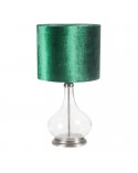 Lampa stołowa 32x32x61cm Kim/01 ciemnozielona Eurofirany 
