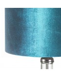 Lampa stołowa 32x32x61cm Kim/02 turkusowa Eurofirany 