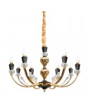 Lampa sufitowa 71x120cm Melba/01 złota Eurofirany