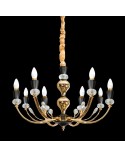 Lampa sufitowa 71x120cm Melba/01 złota Eurofirany
