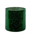 Doniczka dekoracyjna 15x15cm Verre 3/4 zielona Eurofirany