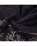 Ręcznik bawełna 70x140 Victoria 7 czarny Eurofirany