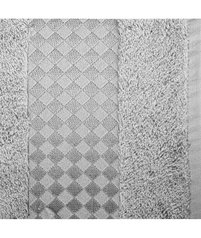 Ręcznik bambus Bambo II 50x90 srebrny