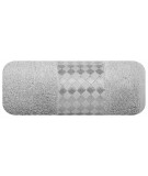 Ręcznik bambus Bambo II 50x90 srebrny