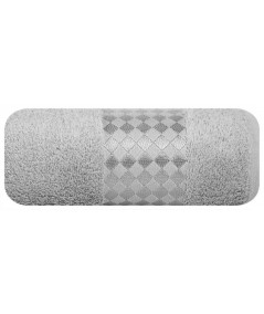 Ręcznik bambus Bambo II 50x90 srebrny