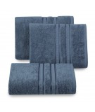 Ręcznik bambus Mila 70x140 granatowy