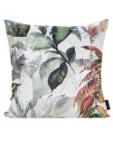 Poszewka velvet 40x40 Arina biała/srebrna Eurofirany 