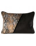 Poszewka velvet 35x55 Cobra 3 czarna Eurofirany 