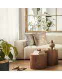 Poszewka velvet 45x45 Melody beżowa Eurofirany 