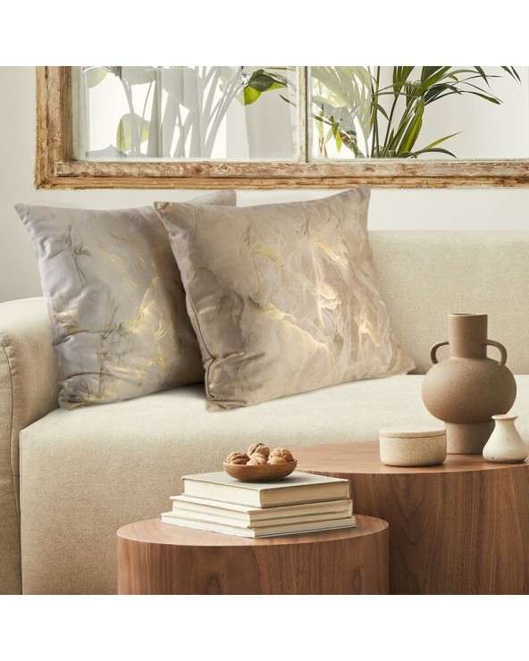 Poszewka velvet 45x45 Melody beżowa Eurofirany 