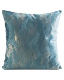 Poszewka velvet 45x45 Melody ciemnoturkusowa Eurofirany 