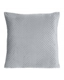 Poszewka velvet 45x45 Sofia srebrna Eurofirany 